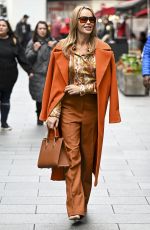AMANDA HOLDEN Leaves Heart FM Radio in London 10/28/2022