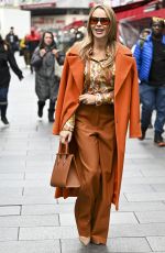 AMANDA HOLDEN Leaves Heart FM Radio in London 10/28/2022