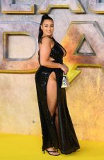 AMEL RACHEDI at Black Adam Premiere at Cineworld Leicester Square in London 10/18/2022