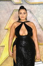 AMEL RACHEDI at Black Adam Premiere at Cineworld Leicester Square in London 10/18/2022