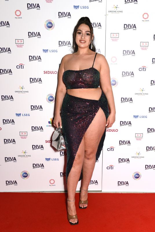 AMEL RACHEDI at DIVA Awards at Waldorf Hilton Hotel in London 04/29/2022