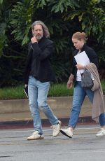 AMY ADAMS and Darren Le Gallo Out in Los Angeles 10/15/2022