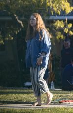 AMY ADAMS on the Set of Nightbitch in Los Angeles 10/20/2022