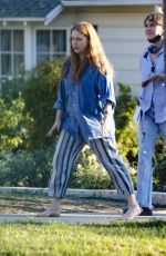 AMY ADAMS on the Set of Nightbitch in Los Angeles 10/20/2022