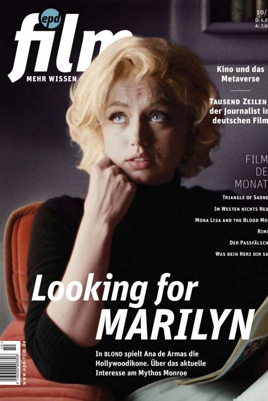 ANA DEARMAS in Epd Film Magazine, October 2022