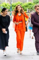 ANGELA SARAFYAN Arrives at World Trade Center in New York 06/21/2022
