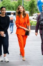 ANGELA SARAFYAN Arrives at World Trade Center in New York 06/21/2022