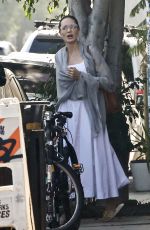 ANGELINA JOLIE Shopping at Lassens in Los Angeles 10/05/2022