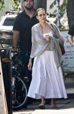 ANGELINA JOLIE Shopping at Lassens in Los Angeles 10/05/2022