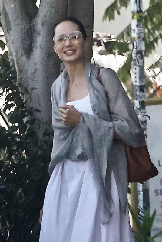 ANGELINA JOLIE Shopping at Lassens in Los Angeles 10/05/2022