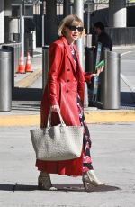 ANNA WINTOUR Arrives at JFK Airport in New York 10/10/2022