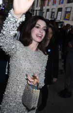 ANNE HATHAWAY Arrives at Armageddon Time Premiere at NY Film Festival 10/12/2022