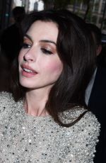 ANNE HATHAWAY Arrives at Armageddon Time Premiere at NY Film Festival 10/12/2022