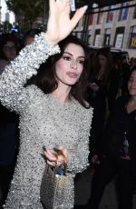 ANNE HATHAWAY Arrives at Armageddon Time Premiere at NY Film Festival 10/12/2022