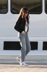 ANNE HATHAWAY Heading to the set of The Idea of You in Atlanta 10/26/2022