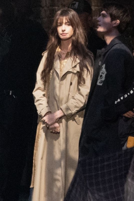 ANNE HATHAWAY on the Set of The Idea of You in Savannah 10/24/2022