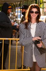 ANNE HATHAWAY Out and About in New York 10/12/2022