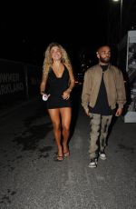 ANTIGONI BUXTON Arrives at Menagerie Bar and Restaurant in Manchester 10/08/2022