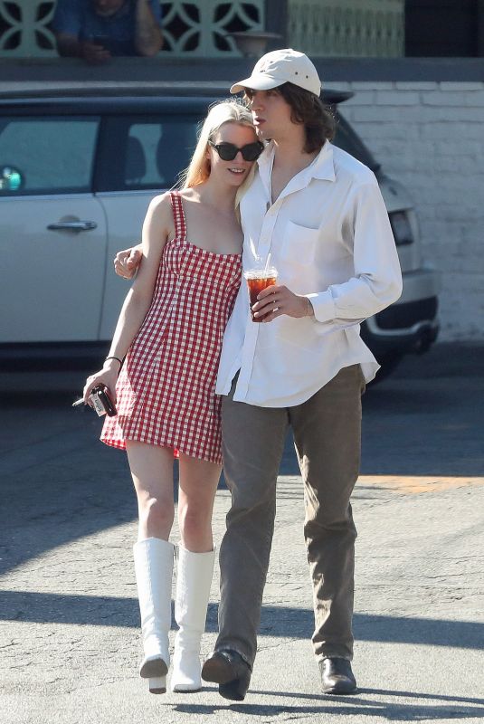 ANYA TAYLOR-JOY and Malcolm McRae Out in Studio City 10/30/2022