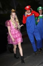 ANYA TAYLOR-JOY Arrives at a Halloween Party in West Hollywood 10/29/2022