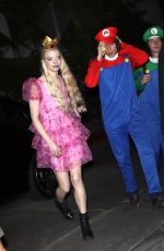 ANYA TAYLOR-JOY Arrives at a Halloween Party in West Hollywood 10/29/2022