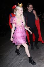 ANYA TAYLOR-JOY Arrives at a Halloween Party in West Hollywood 10/29/2022