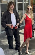 ANYA TAYLOR-JOY Out for Llunch at Mark & Vinny