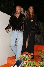 ASHLEE SIMPSON and Evan Ross Arrives at Vas Morgan