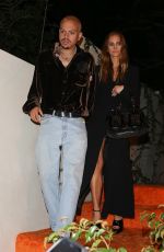 ASHLEE SIMPSON and Evan Ross Arrives at Vas Morgan