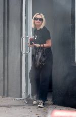 ASHLEY BENSON Out After a Pampering Session in Beverly Hills 10/28/2022