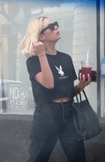 ASHLEY BENSON Out After a Pampering Session in Beverly Hills 10/28/2022