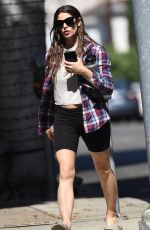 ASHLEY GREENE Out and About in West Hollywood 10/01/2022