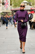 ASHLEY ROBERTS Arrives at Global Radio Studios in London 10/24/2022