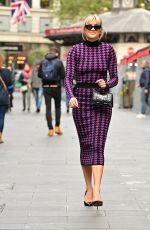 ASHLEY ROBERTS Arrives at Global Radio Studios in London 10/24/2022