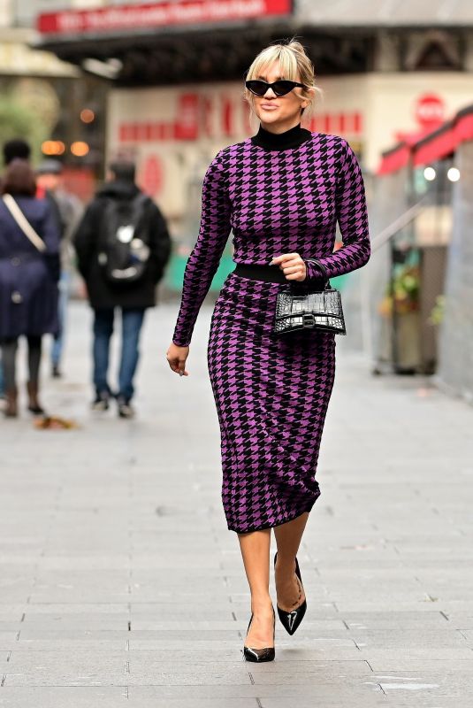 ASHLEY ROBERTS Arrives at Global Radio Studios in London 10/24/2022