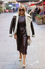 ASHLEY ROBERTS Arrives at Her Radio Appearance at Heart in London 10/18/2022