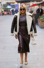 ASHLEY ROBERTS Arrives at Her Radio Appearance at Heart in London 10/18/2022