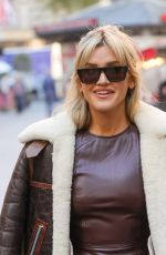 ASHLEY ROBERTS Arrives at Her Radio Appearance at Heart in London 10/18/2022