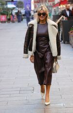 ASHLEY ROBERTS Arrives at Her Radio Appearance at Heart in London 10/18/2022