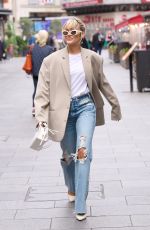 ASHLEY ROBERTS Leaves Global Radio in London 10/04/2022