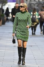 ASHLEY ROBERTS Leaves Heart FM Breakfast Show in London 10/06/2022