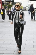 ASHLEY ROBERTS Leaves Heart FM Radio in London 10/28/2022