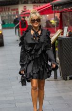 ASHLEY ROBERTS Leaves Heart Radio in London 10/03/2022