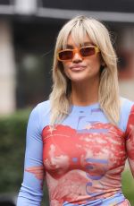 ASHLEY ROBERTS Out in London 10/14/2022