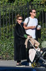 ASHLEY TISDALE and Christopher French Out with Their Baby in New York 10/16/2022