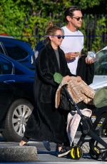 ASHLEY TISDALE and Christopher French Out with Their Baby in New York 10/16/2022
