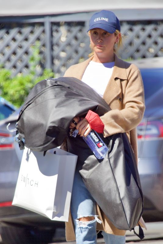 ASHLEY TISDALE Out Shopping in Beverly Hills 10/02/2022
