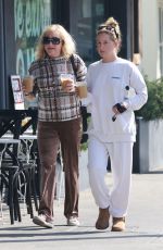 ASHLEY TISDALE Out with Her Mom in Los Angeles 10/10/2022