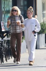 ASHLEY TISDALE Out with Her Mom in Los Angeles 10/10/2022
