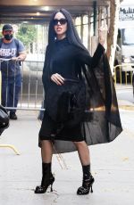 AUBREY PLAZA Arrives at Late Show with Stephen Colbert in New York 10/26/2022